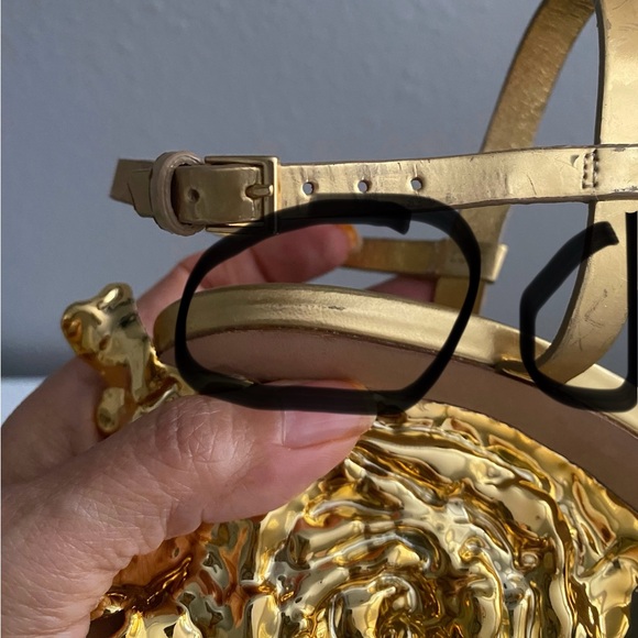 🌺 RARE TORY BURCH GOLD SANDALS 🌺 - Picture 11 of 16